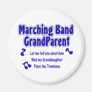 Marching Band Grandparent/ Trombone Magneet