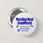 Marching Band Grootouder/ Piccolo Ronde Button 5,7 Cm (Voorkant /achterkant)