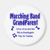 Marching Band Grootouder/Trombone Magneet (Voorkant)