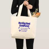 Marching Band Grootouder/ Trompet Grote Tote Bag (Voorkant (product))