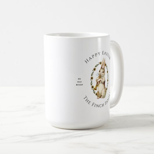 Marching Band Happy Pasen Koffiemok (Voorkant rechts)