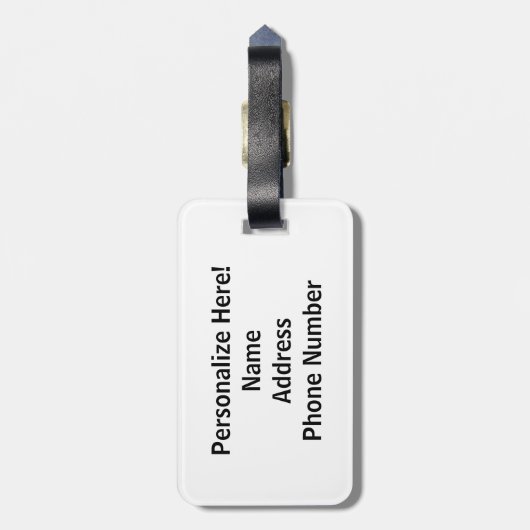 Marching Band Keep Calm en March on Bagagelabel (Achterkant verticaal)