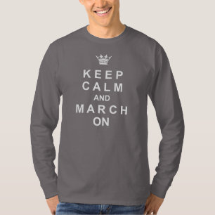 Marching Band Keep Calm en March on T-shirt