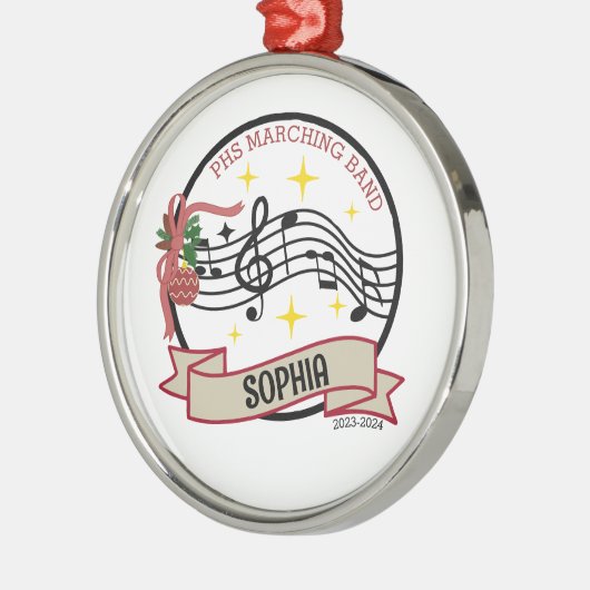 Marching Band Kerst Ornament (Links)