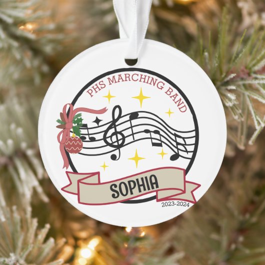 Marching Band Kerst Ornament (Boom)