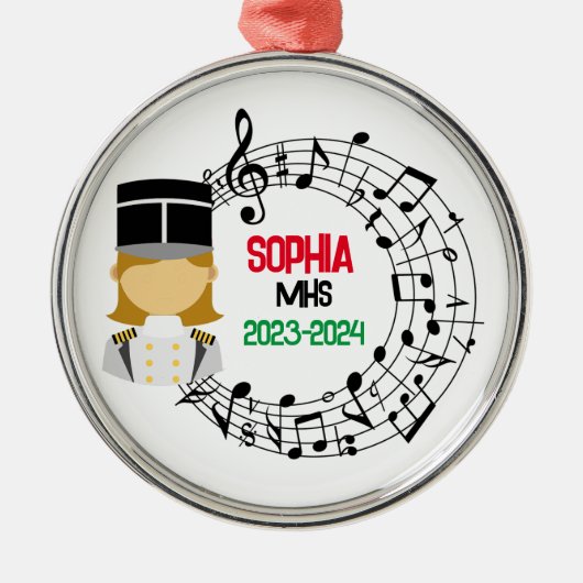 Marching Band Kerst Ornament (Voorkant)