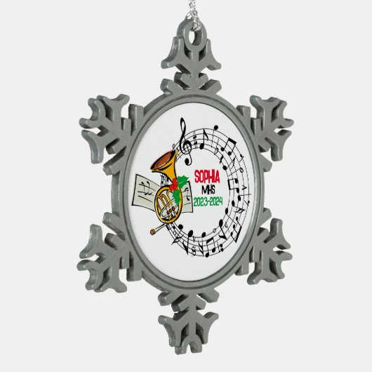 Marching Band Kerst Ornament (Links)