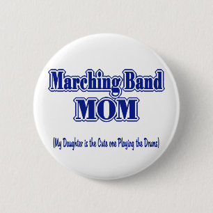 Marching Band Ma/Drums Ronde Button 5,7 Cm
