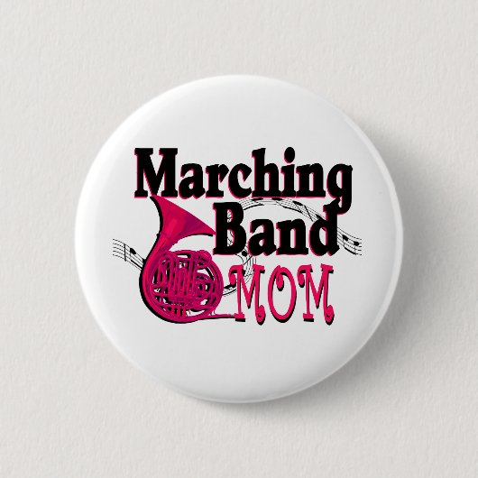 Marching Band Ma/French Horn Ronde Button 5,7 Cm (Voorkant)