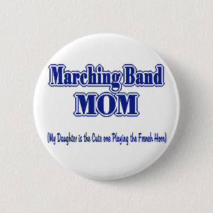 Marching Band Ma/French Horn Ronde Button 5,7 Cm