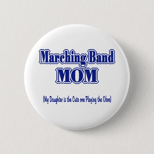 Marching Band Ma/Oboe Ronde Button 5,7 Cm (Voorkant)