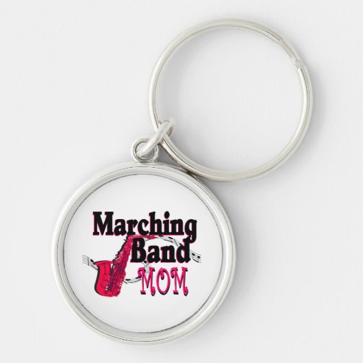 Marching Band Mam/Saxophone Sleutelhanger (Voorkant)