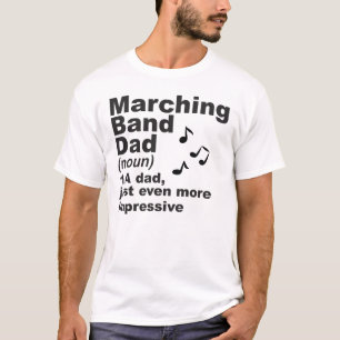 Marching Band Papa Definition Tshirt