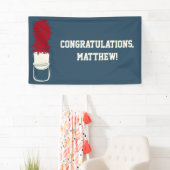 Marching Band Pet met Feathers Custom Bericht Spandoek (Insitu)