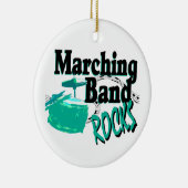 Marching Band Rocks Keramisch Ornament (Rechts)