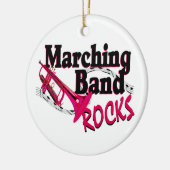 Marching Band Rocks Keramisch Ornament (Links)