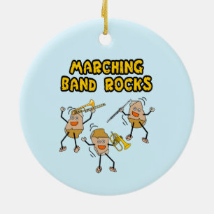 Marching Band Rocks Keramisch Ornament