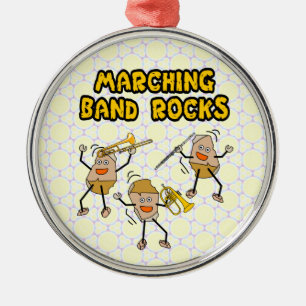 Marching Band Rocks Sleutelhanger Metalen Ornament