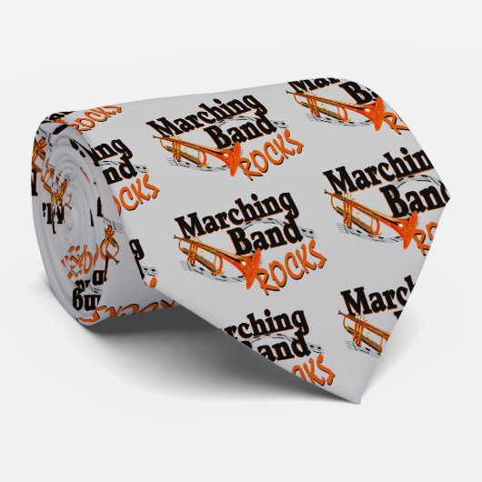 Marching Band Rocks Stropdas (Opgerold)