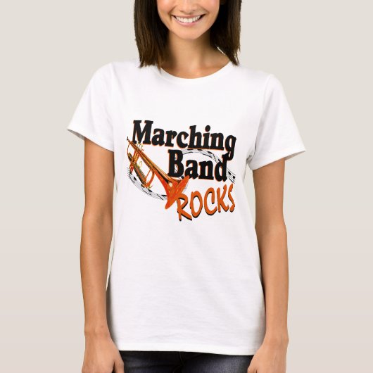 Marching Band Rocks T-shirt (Voorkant)