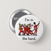 Marching Band Ronde Button 5,7 Cm (Voorkant /achterkant)