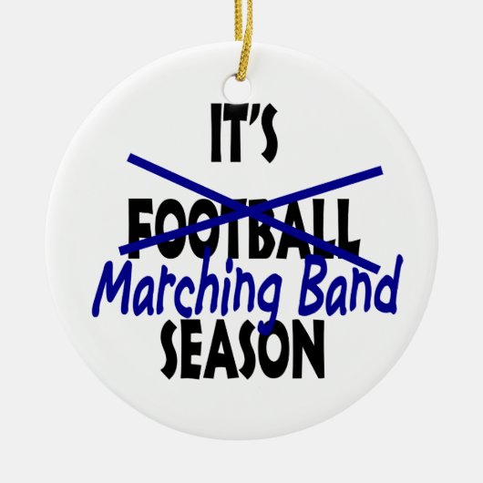 Marching Band Season Keramisch Ornament (Voorkant)