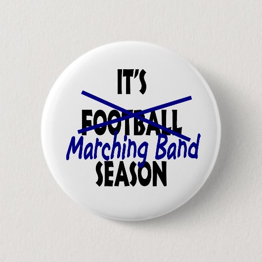 Marching Band Season Ronde Button 5,7 Cm (Voorkant)