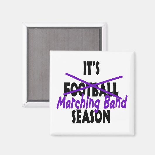 Marching Band Seizoen/ Paarse Magneet (Voorkant / Achterkant)