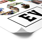 Marching Band Senior Afstuderen Fotocollage Poster (Hoek)