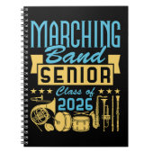 Marching Band Senior Class of 2026 Notitieboek (Voorkant)