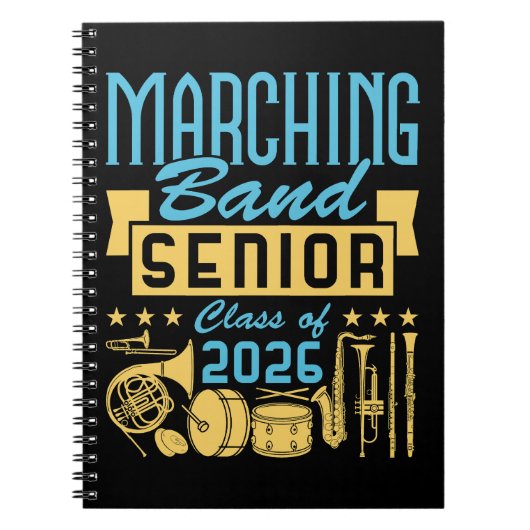 Marching Band Senior Class of 2026 Notitieboek (Voorkant)
