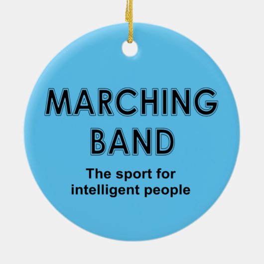 Marching Band Sport Keramisch Ornament (Achterkant)