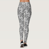 Marching Band Sport Leggings (Achterkant)