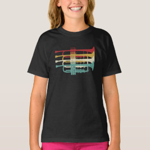 Marching Band Trompet Player Retro Design T-shirt