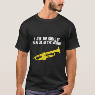 Marching Band Trompettist Trompettist Jazz Trumpe T-shirt