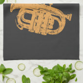 Marching Band Trumpets Theedoek (Gevouwen)