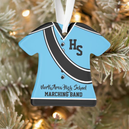 Marching Band Uniform met Foto Ornament (Boom)