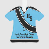 Marching Band Uniform met Foto Ornament (voorkant)