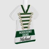 Marching Band Uniform met Foto Ornament (voorkant)
