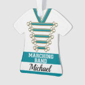 Marching Band Uniform met Foto Ornament (voorkant)