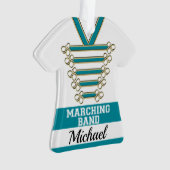 Marching Band Uniform met Foto Ornament (voorkant)