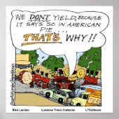 Marching Band weigert grappig Poster aan te houden (Voorkant)