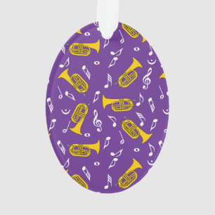 * Marching Bariton Muzieknoten Ornament