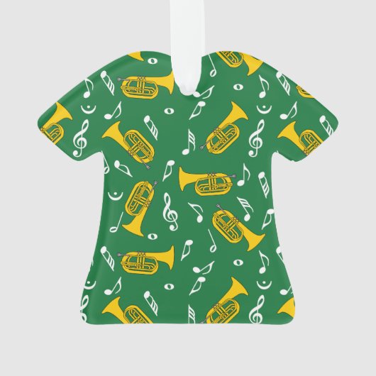 * Marching Bariton Muzieknoten Ornament (achterkant)