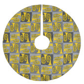 Marching Baritone Crosshatch Kerstboom Rok (Voorkant)