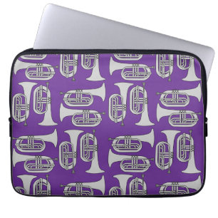 Marching Baritone Crosshatch Laptop Sleeve