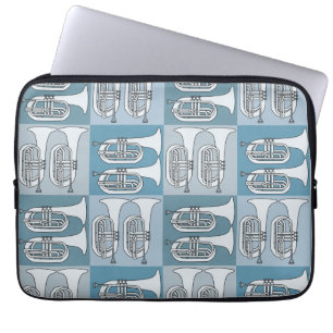 Marching Baritone Crosshatch Laptop Sleeve