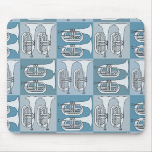 Marching Baritone Crosshatch Muismat