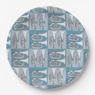 Marching Baritone Crosshatch Papieren Bordje