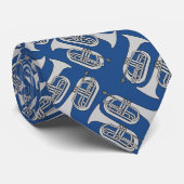 Marching Baritone Crosshatch Stropdas (Opgerold)